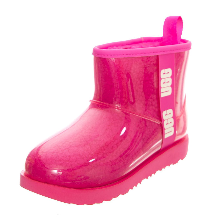 Classic Clear Mini II Taffy Pink K - Stivaletti Bambino Rosa UGKCLCLEMTP1112386K  UGG 