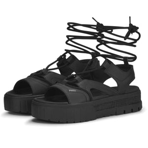 W' Mayze Sandal Laces PUMA Black / PUMA White - Sandali Donna Neri 388950-02  PUMA 