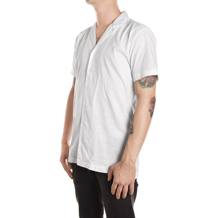 LUCA SHIRT BLACK LINE WHITE 141310123-000  MINIMUM 