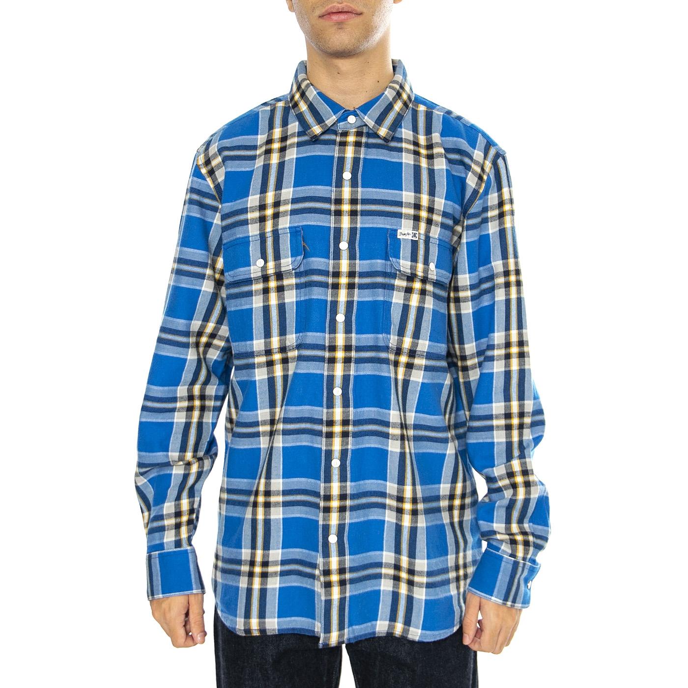 Rinse Blue Shirt - Camicia Uomo Blu 112357736-BLUE  WRANGLER 