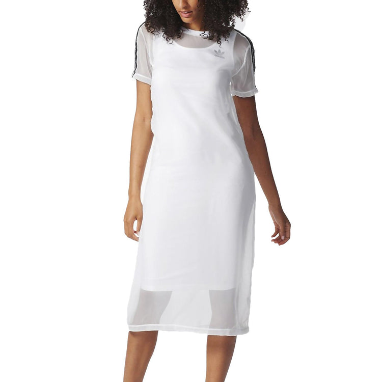 3S LAYER DRESS WHITE BJ8188  ADIDAS 