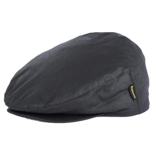Cheviot Wax Flat Cap Black Winter Dress - Cappello a Coppola Nero 222MMHA0294-BK11  BARBOUR 