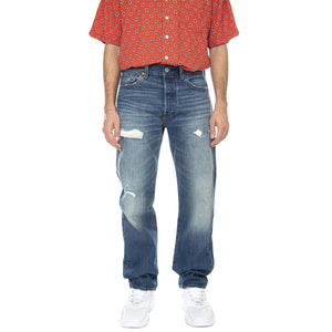 501 Levi's Original 1978 Richie Dx Med Indigo Worn In - Pantaloni Denim Jeans Uomo Blu 00501-3383  LEVIS 