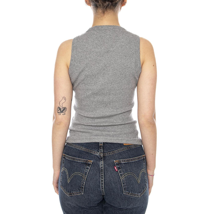 W' PHILIPS T-SHIRT GREY HEATHER - Canotta Donna Grigia I034624 V6XX CARHARTT WIP 