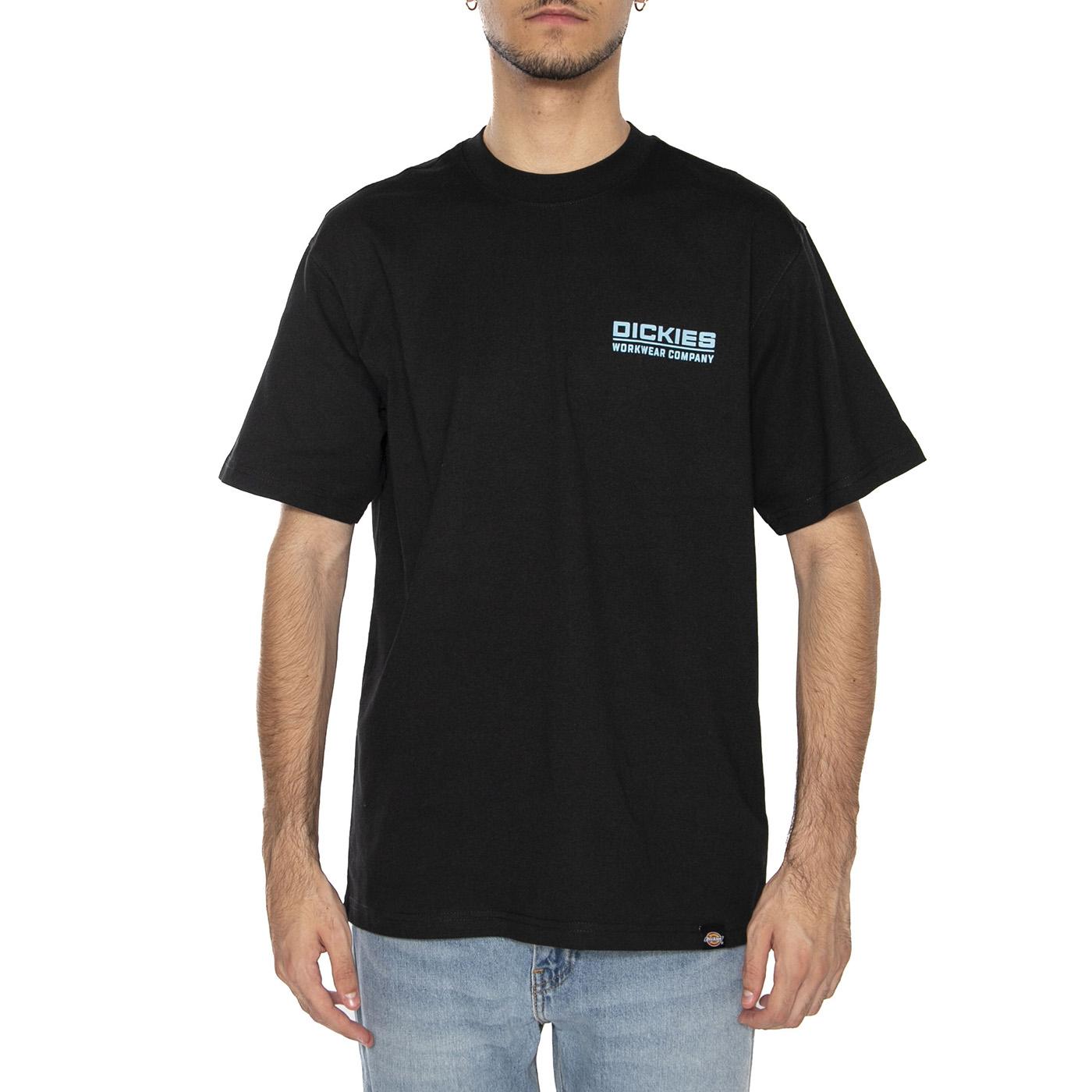 Boliva Tee SS Black - Maglietta Girocollo Uomo Nera DK0A87QKBLK1 . DICKIES 