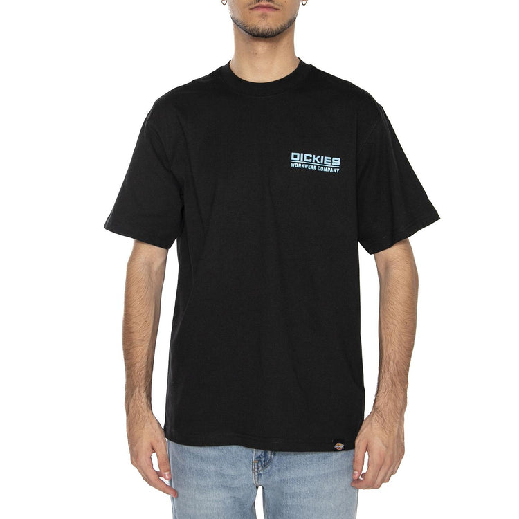 Boliva Tee SS Black - Maglietta Girocollo Uomo Nera DK0A87QKBLK1 . DICKIES 