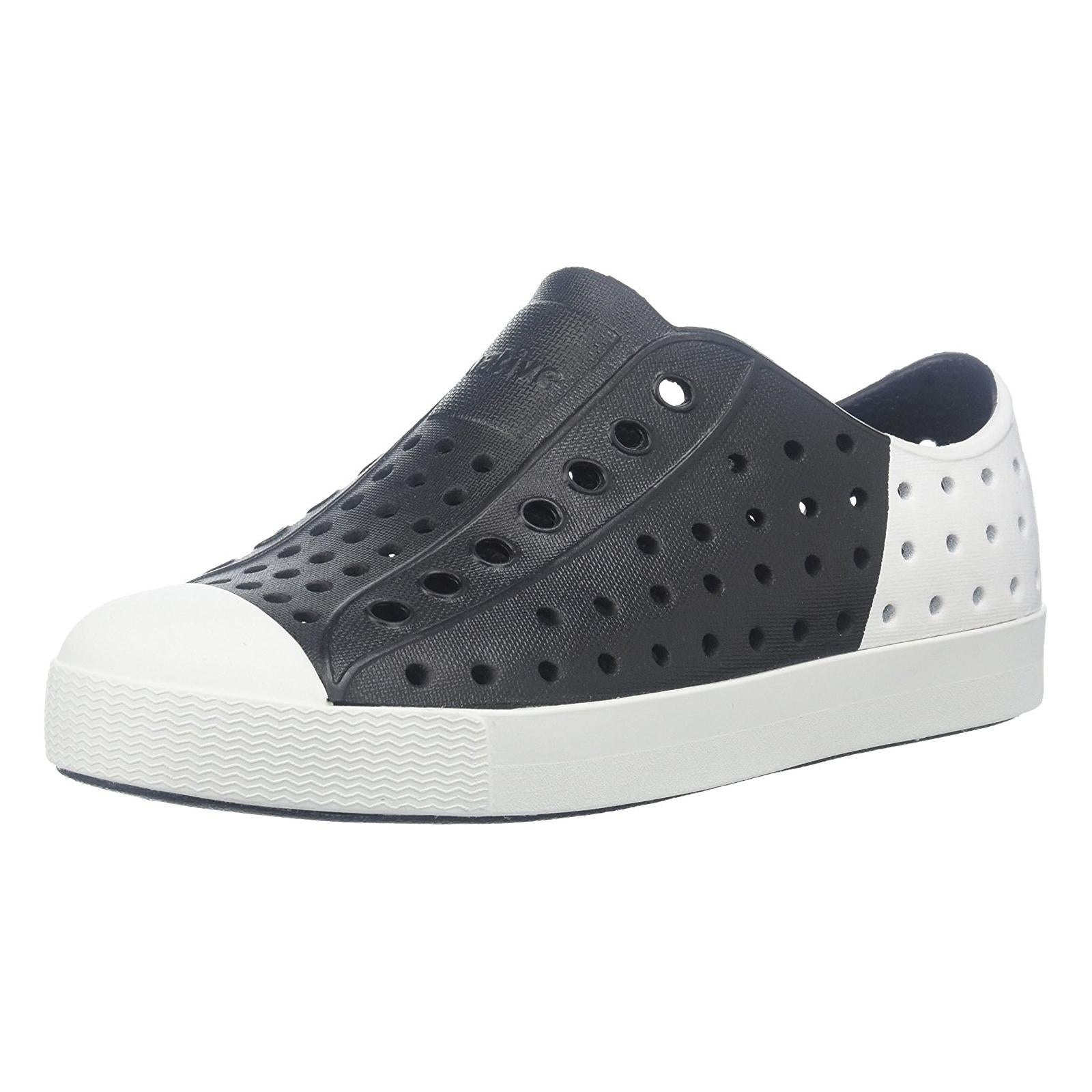 Jefferson Block - Scarpe Slip-On Profilo Basso Bambino Bianche / Nere 13100102-8336  NATIVE 