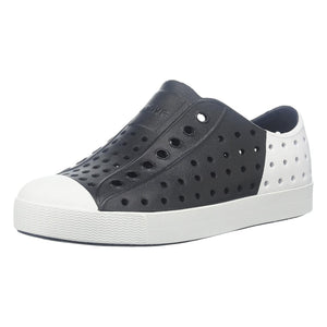 Jefferson Block - Scarpe Slip-On Profilo Basso Bambino Bianche / Nere 13100102-8336  NATIVE 