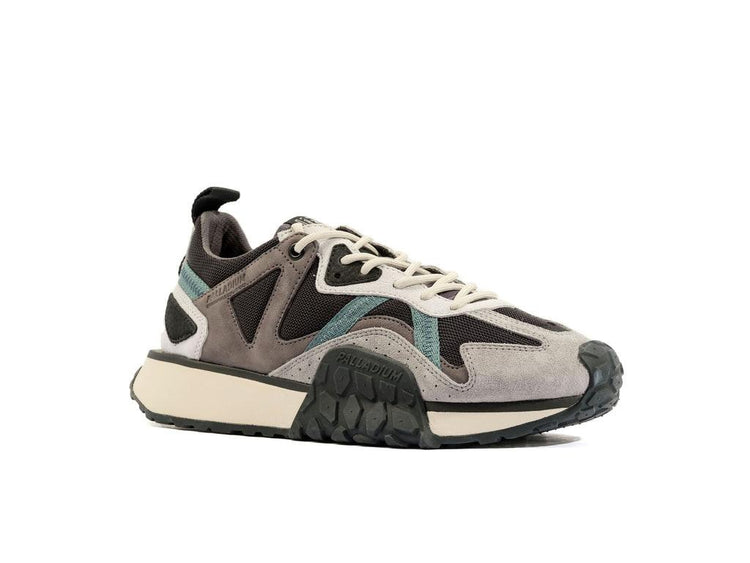 Troop Runner Outcity Black / Grey Flannel - Scarpe Stringate Profilo Basso Uomo Multicolore PAS08876-066-M  PALLADIUM 
