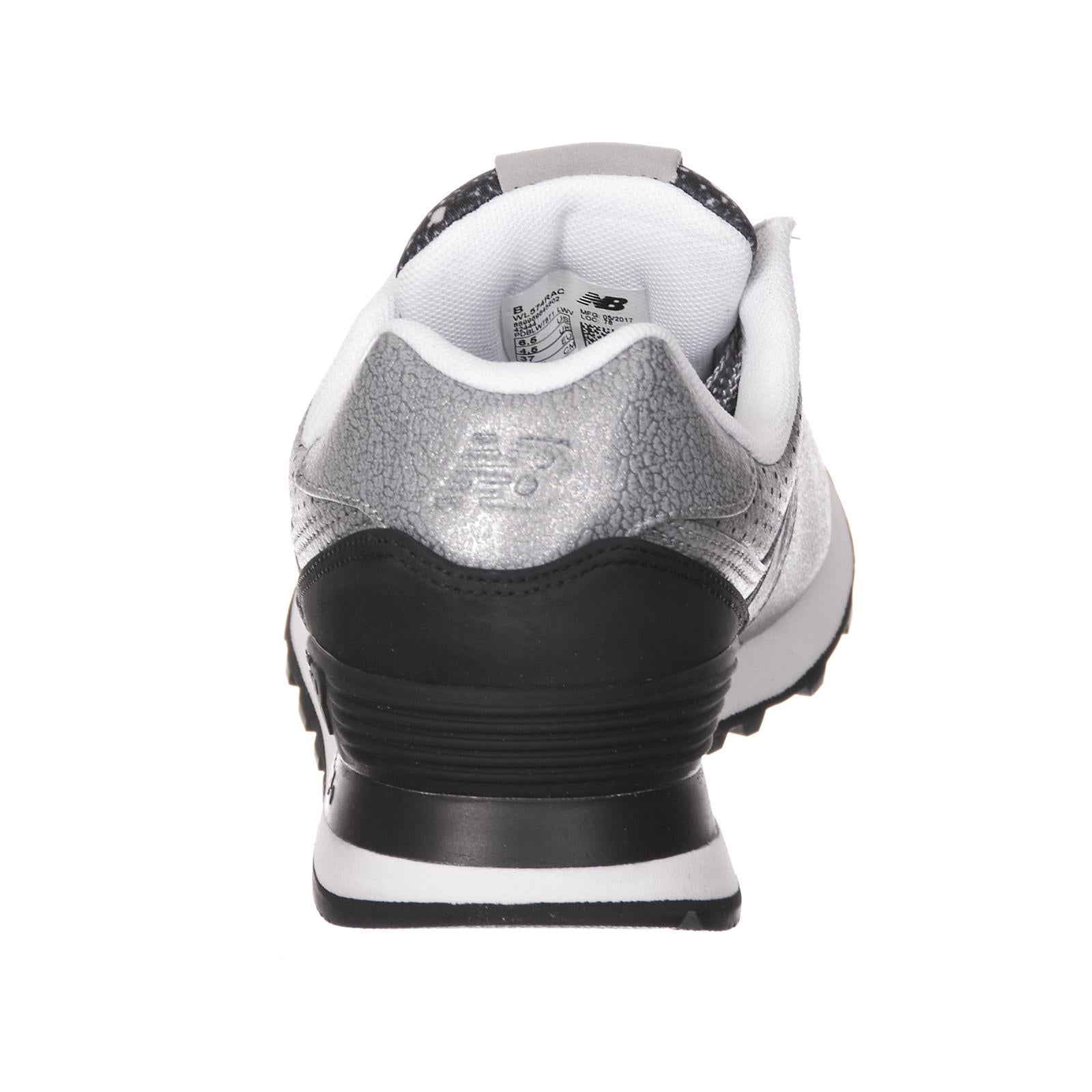 Scarpa Lifestyle DONNA Synthetic Lether SILVER/BLACK B NBWL574RAC  NEW BALANCE 