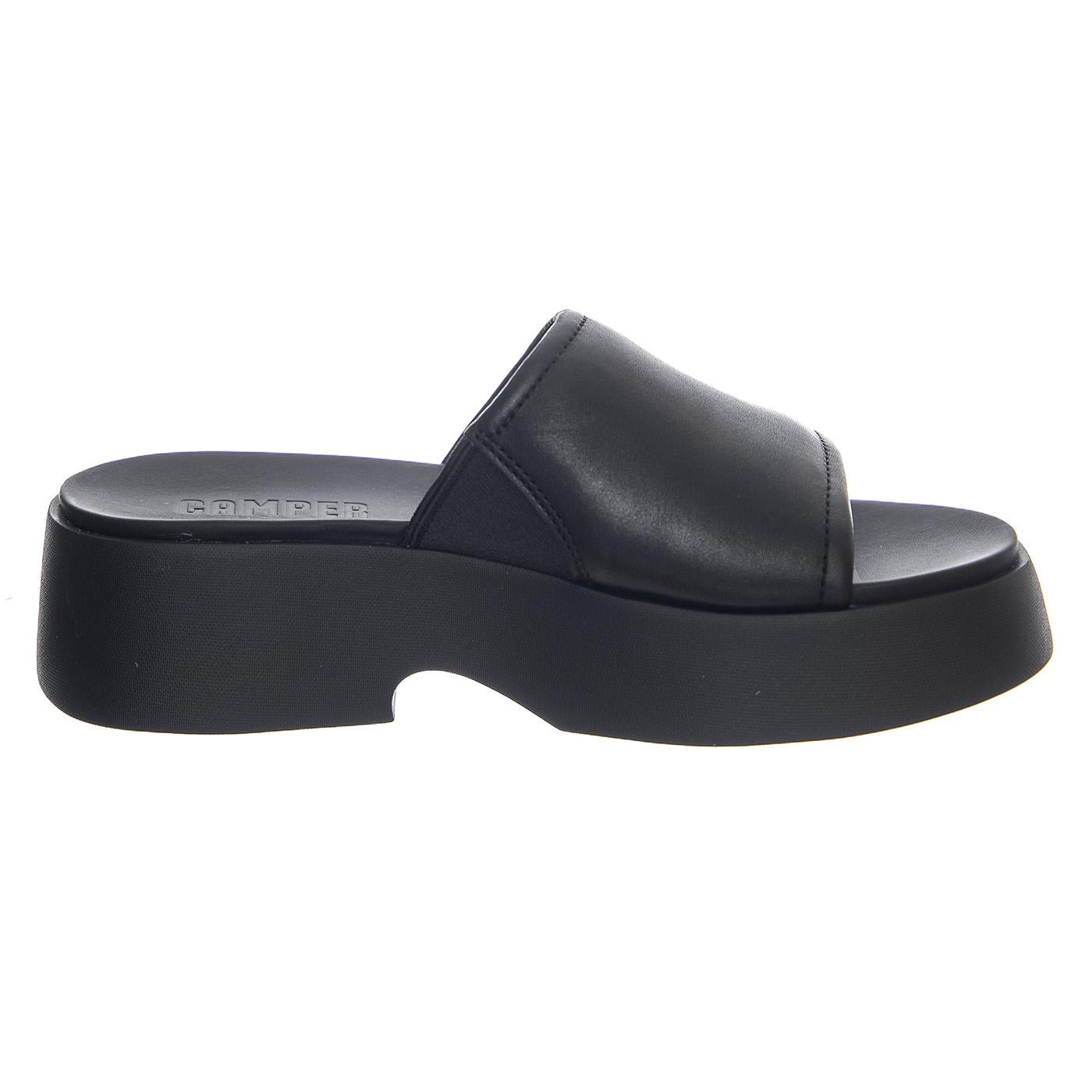 Gobi Negro/Tasha Negro - Sandali Donna Neri K201664-001  CAMPER 