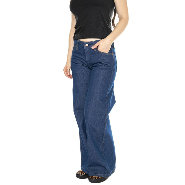 World Wide Magnetic Pull - Pantaloni Denim Jeans Donna Blu 112350735  WRANGLER 