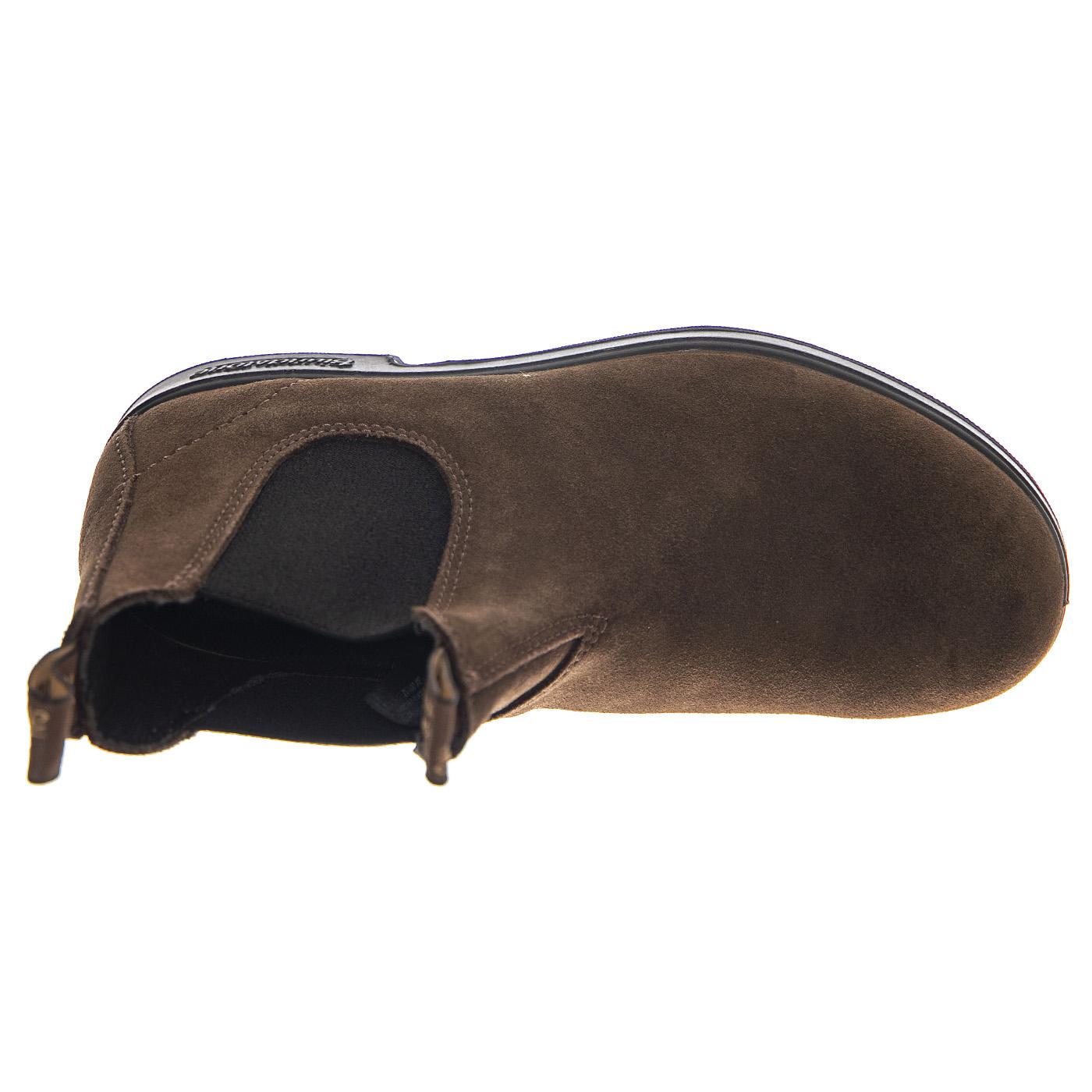 2410 Brown Suede Brown & Brown Boots - Stivaletti Profilo alla Caviglia Uomo Marrone 2410-BROWN & BROWN  BLUNDSTONE 