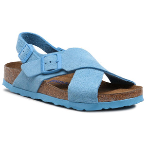 W' Tulum SFB Sky Blue Suede Leather - Sandali Donna Blu 1024098  BIRKENSTOCK 