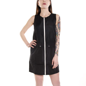 JAMBOREE RIPSTOP DRESS BLACK 211090-BLACK  STUSSY 