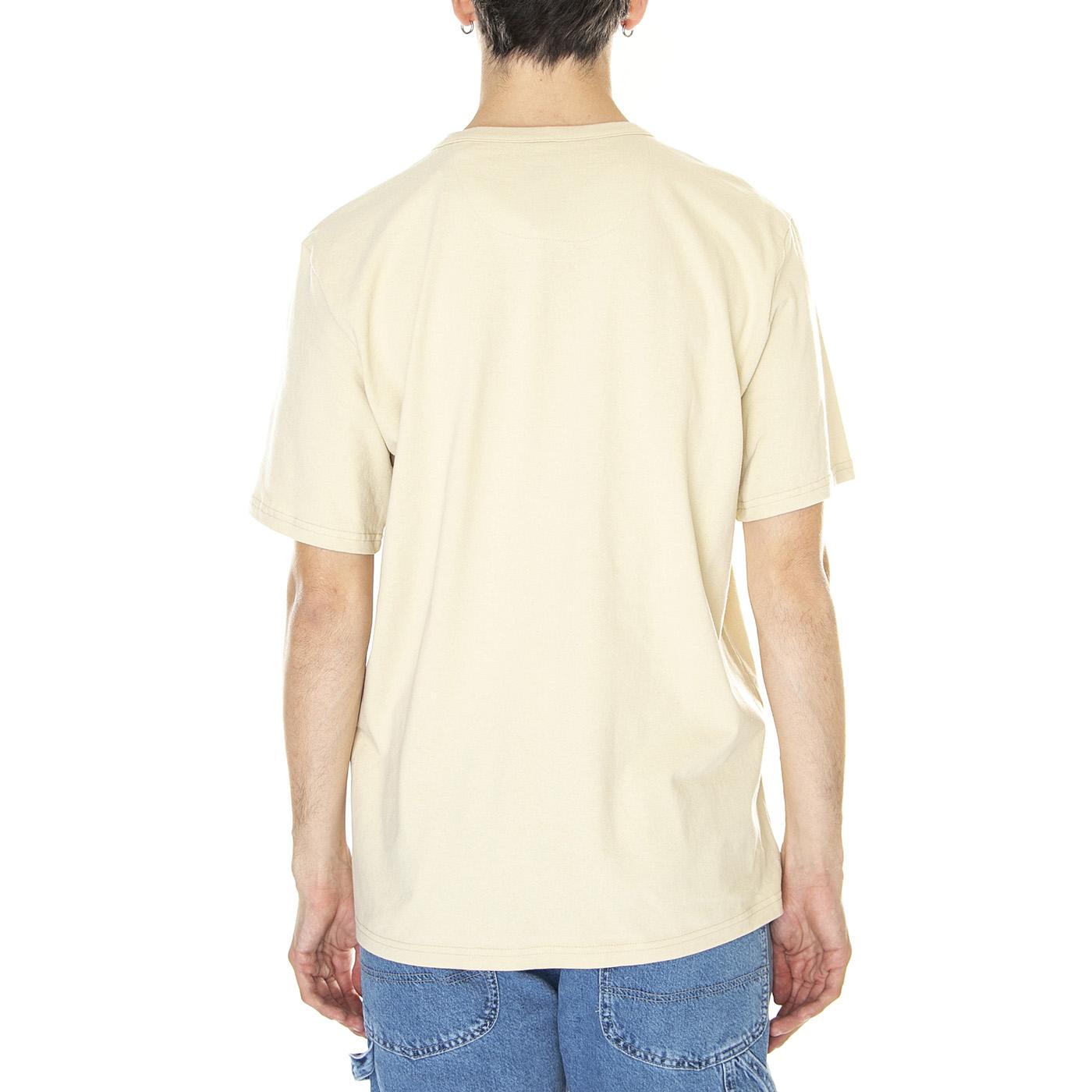 M' S/S Ringer Tee Gravel - Maglietta Girocollo Uomo Beige NF0A811B3X41  THE NORTH FACE 