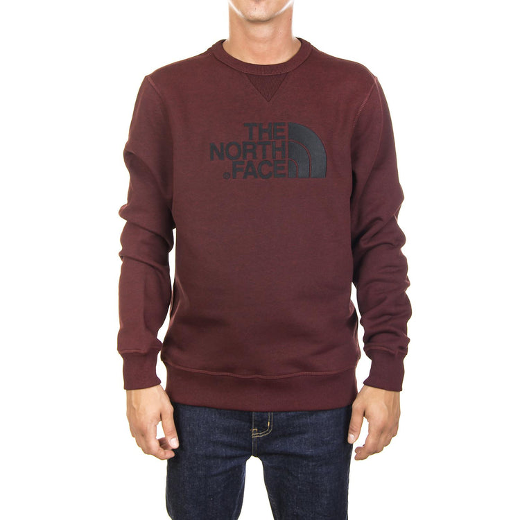 M DREW PEAK CREW CA RED DARK HE T92ZWRHQN  THE NORTH FACE 