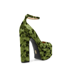 Skyrise Grn Velvet - Scarpe Décolleté Donna Multicolore SMSSKYRISE-GRN  STEVE MADDEN 