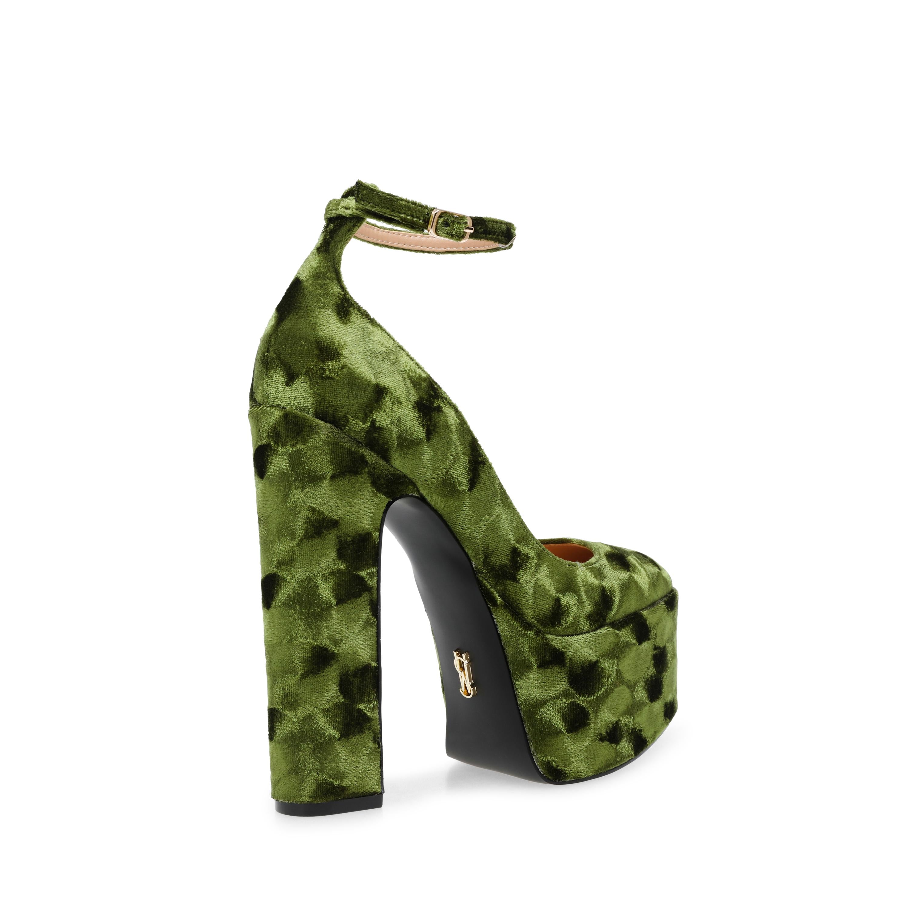 Skyrise Grn Velvet - Scarpe Décolleté Donna Multicolore SMSSKYRISE-GRN  STEVE MADDEN 