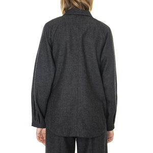 Marilla Black Melange - Camicia Donna Nera 330760-BLK  ELVINE 