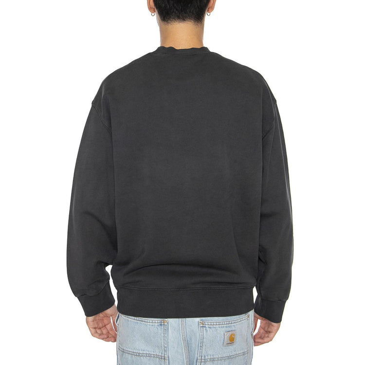 Hudson Sweat Black - Felpa Uomo Nera I035186.895F  CARHARTT WIP 