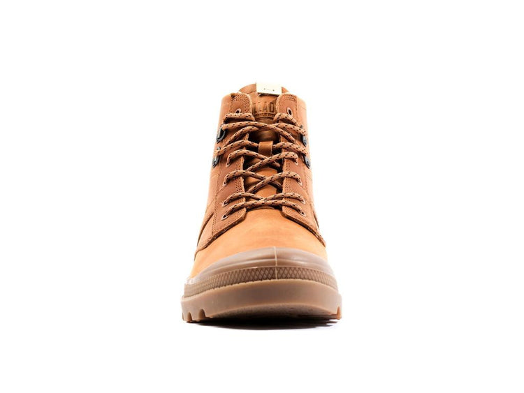 Pallabrousse Tact Lth Surf Tan - Scarpe Stringate Profilo Alto Uomo Marroni PAS08837-275-M  PALLADIUM 