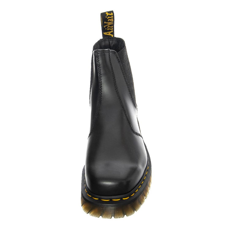 2976 Bex Squared Black Polished Smooth - Stivaletti Profilo alla Caviglia Donna Neri 27888001  DR.MARTENS 