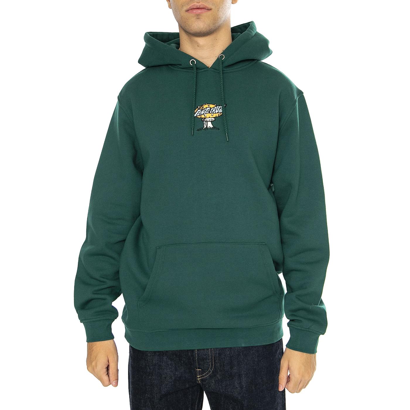 Winkowski Alien Creep Rainforest - Felpa con Cappuccio Uomo Verde SCA-HDY-6427  SANTA CRUZ 