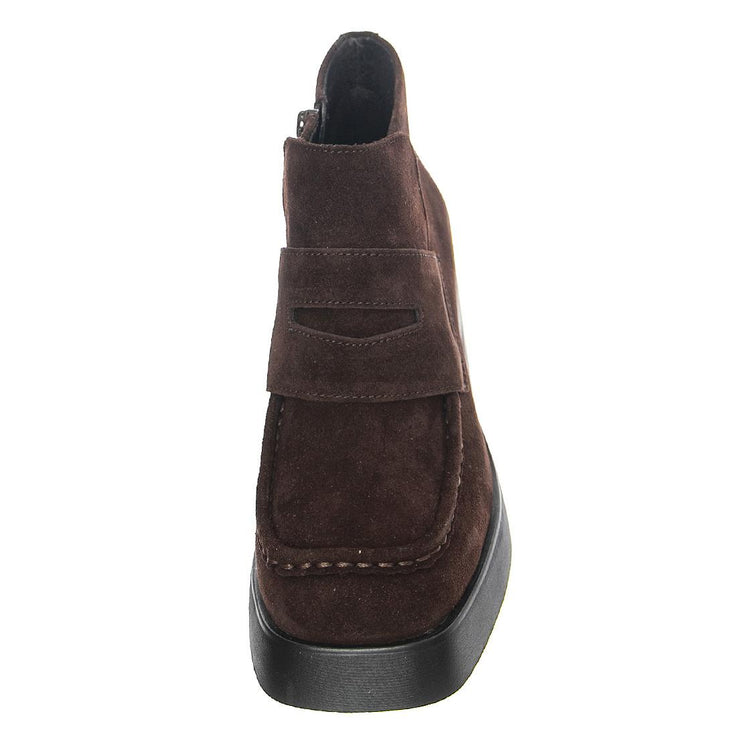 Brooke Cow Suede Espresso - Stivaletti Profilo alla Caviglia Donna Marroni VBS5244-140-36  VAGABOND 
