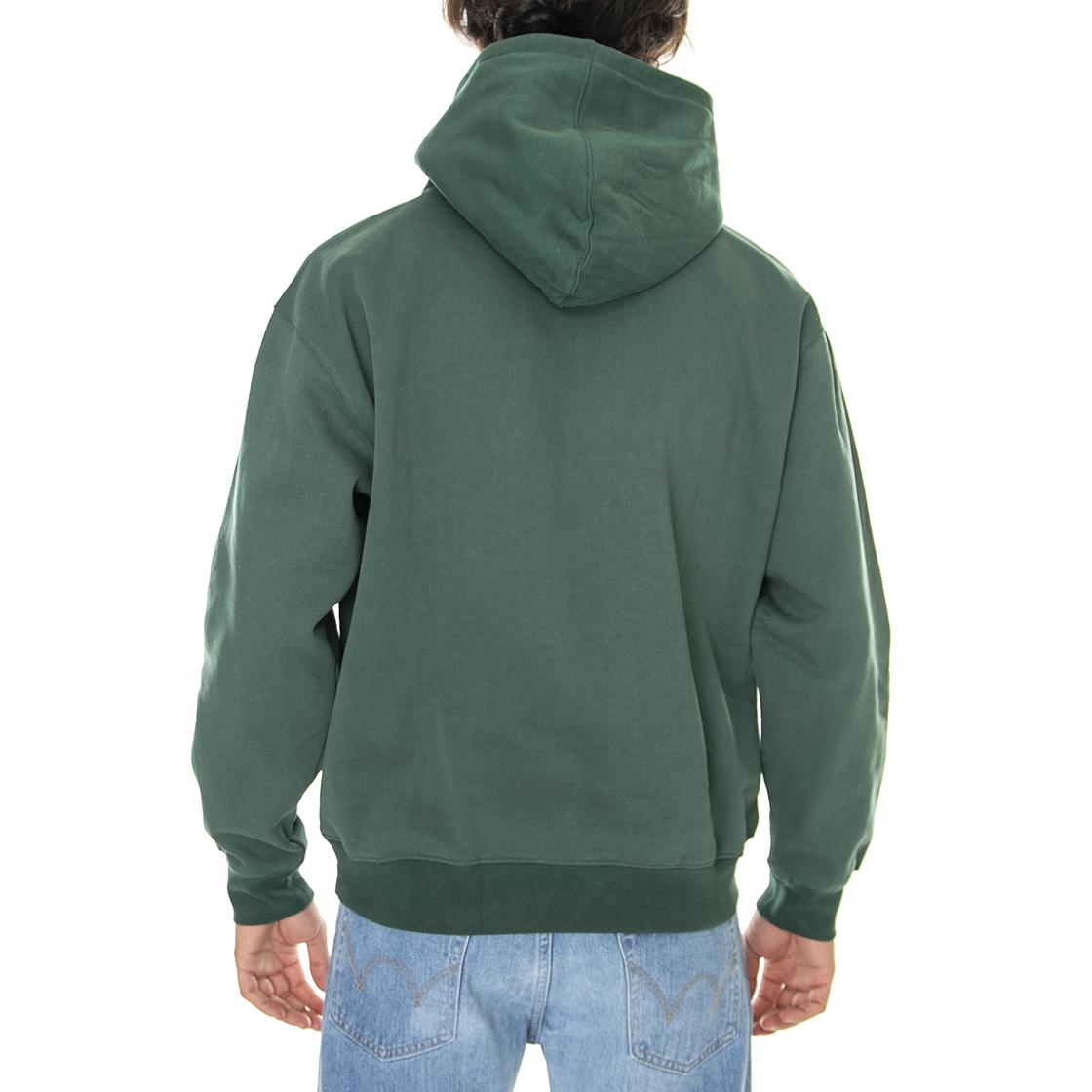Scribbles Extra Heavy Hood Fleece Dark Cedar - Felpa con Cappuccio Uomo Verde 112470172-DCD  OBEY 