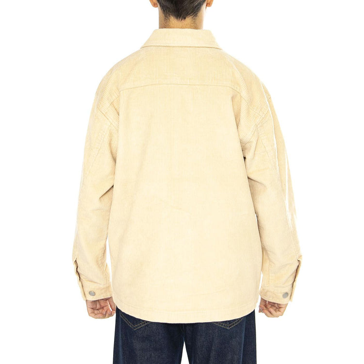 Benny Cord Shirt Jacket Irish Cream - Giacca Uomo Beige 121160050-IRC  OBEY 