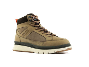 Pallasider Mid Cuff Dusky Green - Scarpe Stringate Profilo Alto Uomo Verdi PAS08878-377-M  PALLADIUM 