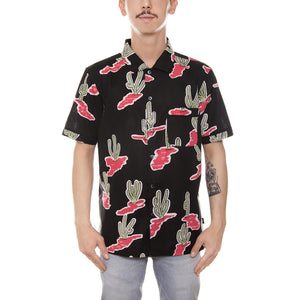 CACTUS SHIRT BLACK 111917-BLACK  STUSSY 
