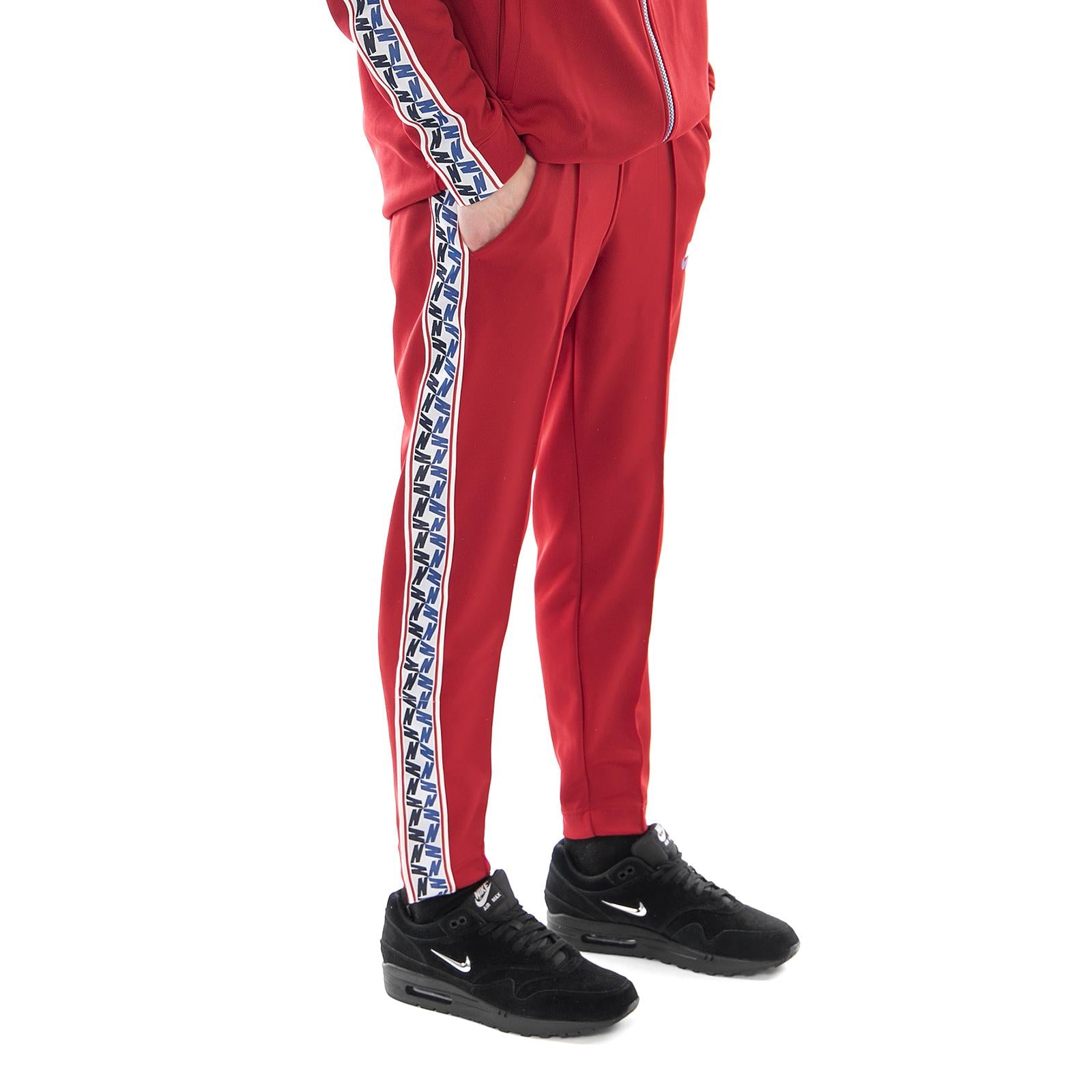 M NSW TAPED PANT POLY GYM RED/SAIL AJ2297-687  NIKE 