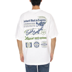 S/S Networks T-Shirt White - Maglietta Girocollo Uomo Bianca I035624.02XX  CARHARTT WIP 