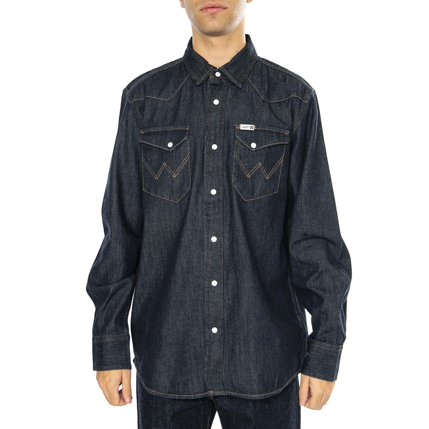 Rinse Shirt - Camicia Uomo Blu 112357737-BLUE  WRANGLER 
