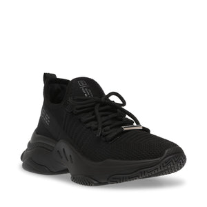 Mac Blk / Blk  Scarpe Stringate Profilo Basso Donna Nere SMPMAC-BLKBLK  STEVE MADDEN 