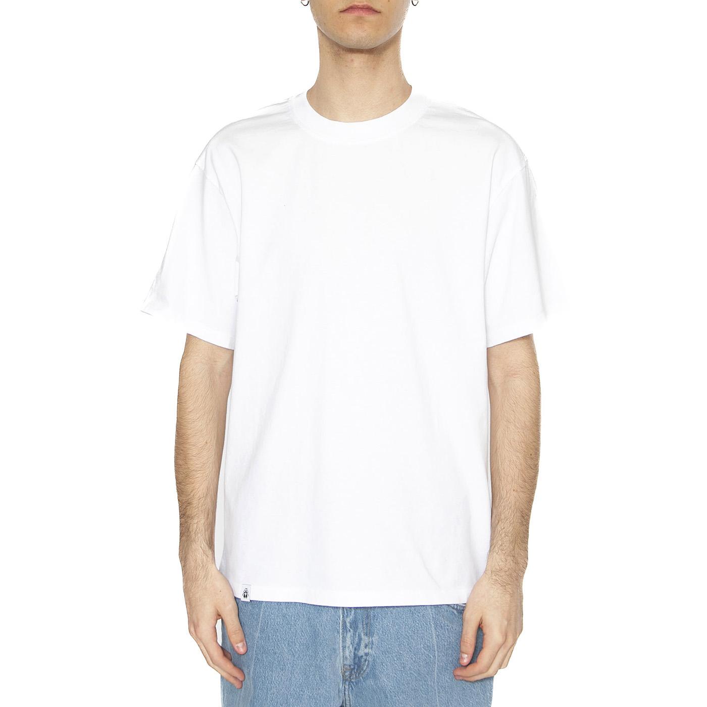 Oversize Basic Ts White - Maglietta Girocollo Uomo Bianca I035016.02.67.-02.67  EDWIN 