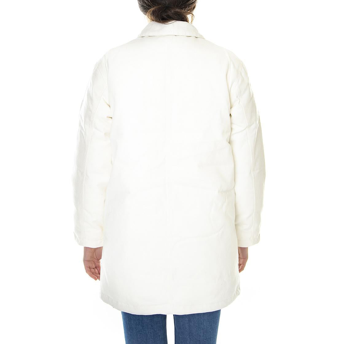 W' Brooke Coat Wax - Giacca Donna Bianca I028430.D6.00.03  CARHARTT WIP 
