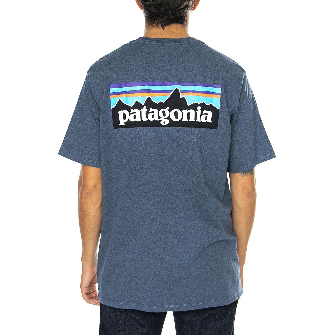 M's P-6 Logo Responsibili-Tee-UTB - Maglietta Girocollo Uomo Blu 38504-UTB  PATAGONIA 