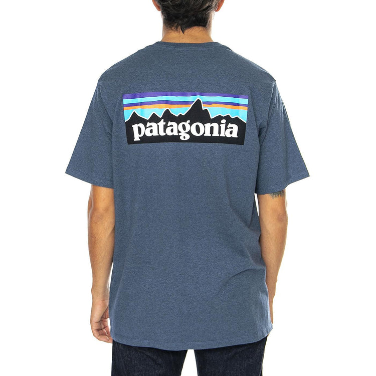 M's P-6 Logo Responsibili-Tee-UTB - Maglietta Girocollo Uomo Blu 38504-UTB  PATAGONIA 