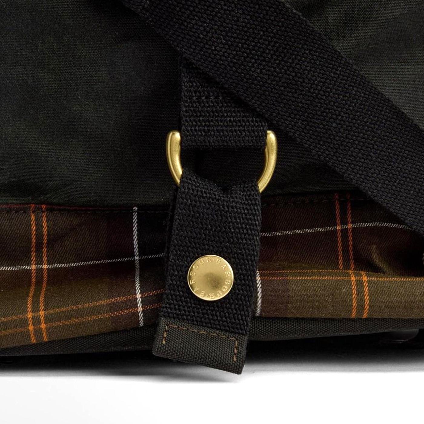 Field Wax Holdall Sage - Borsa a Tracolla Verde UBA0715 SG91 BARBOUR 