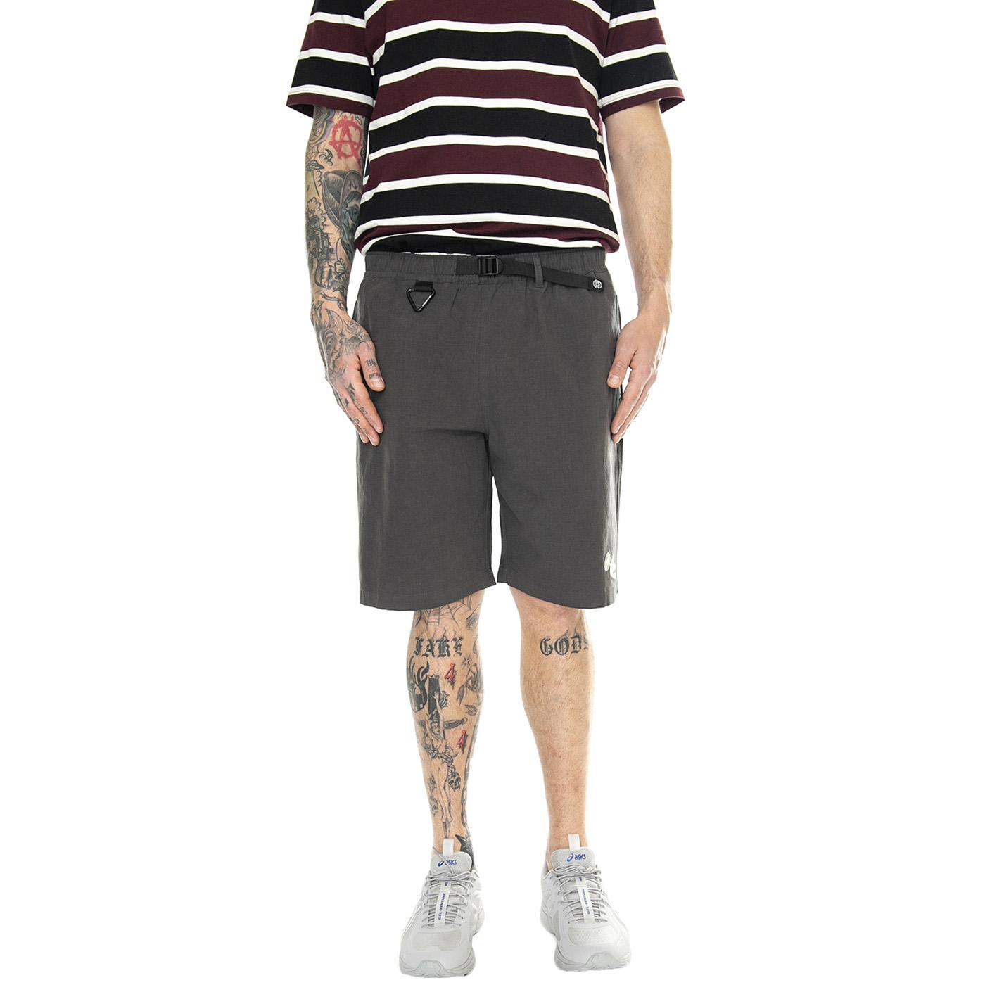 Bomber Ripstop Shorts - Bermuda Uomo Grigi FNKSS24-70312  FUNKY 