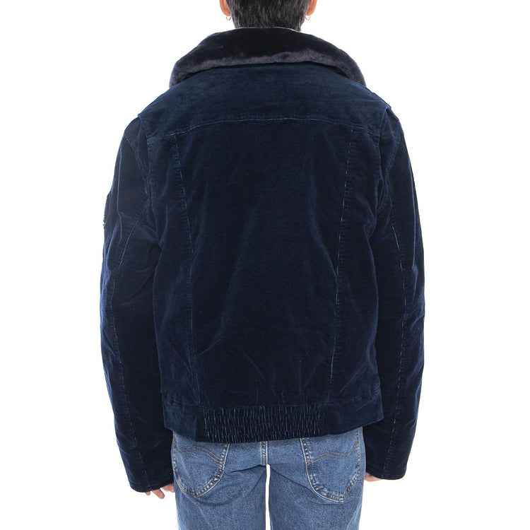 Aviator Jacket Indigo - Giacca Uomo Blu 112371769  WRANGLER 