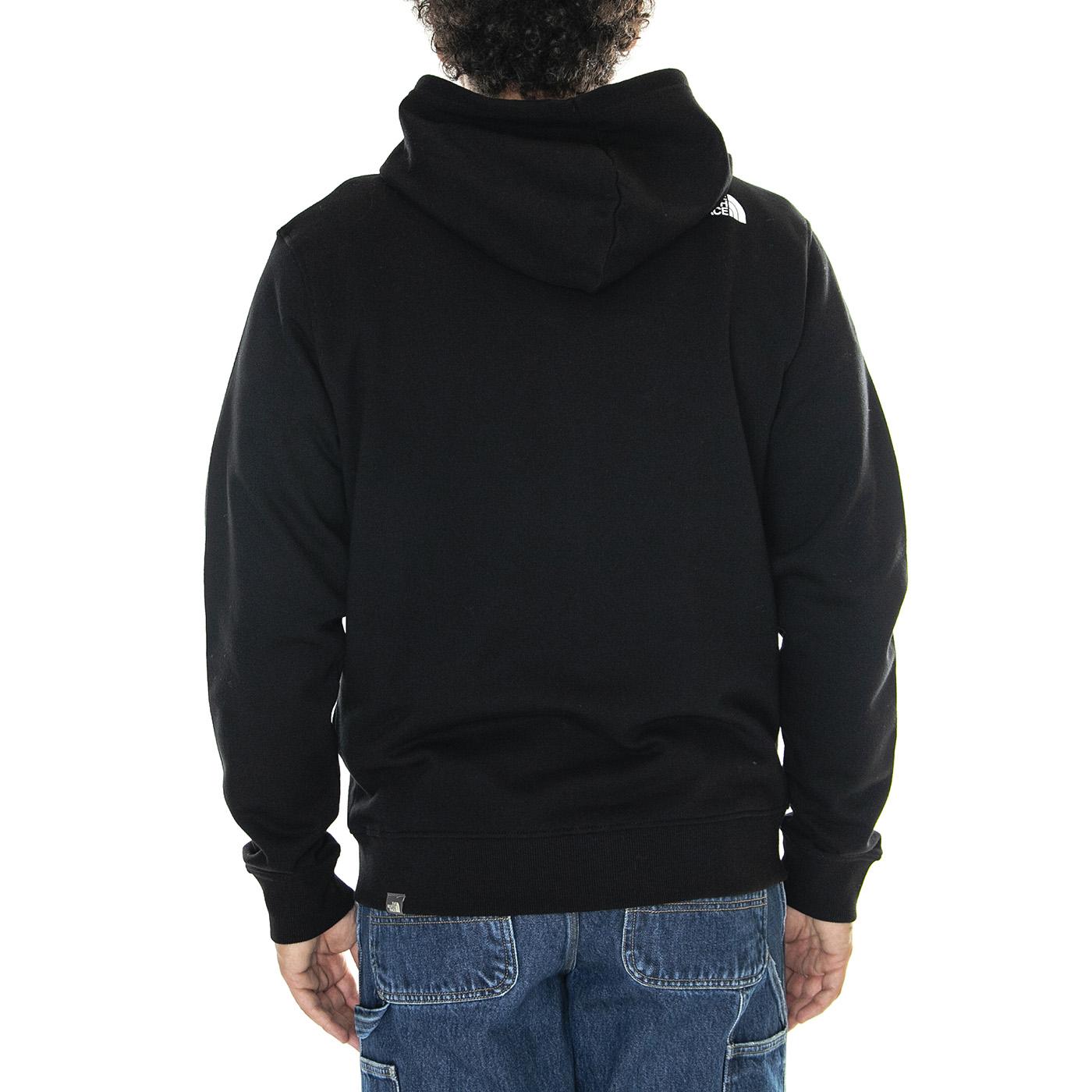M Open Gate Fullzip Hoodie - EU Tnf Black / Tnf White - Felpa con Cappuccio Uomo Nera NF00CG46KY41  THE NORTH FACE 