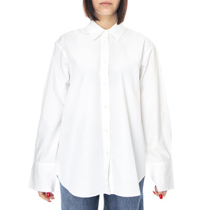 Womens Arden Blouse Shirt - Tallow White - Camicia Donna Bianca 330323-263  ELVINE 