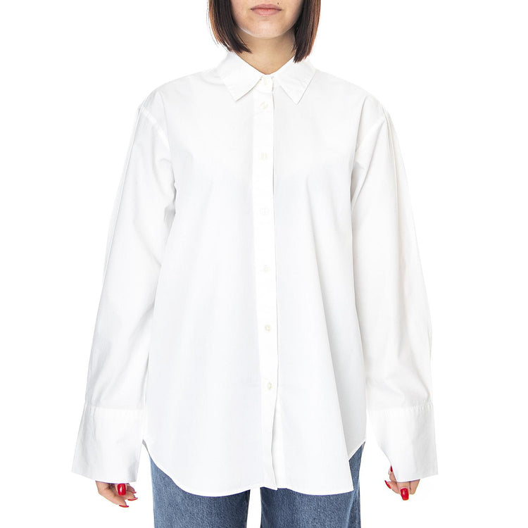 Womens Arden Blouse Shirt - Tallow White - Camicia Donna Bianca 330323-263  ELVINE 