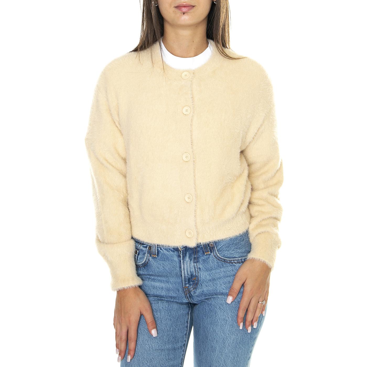 Cat Cardigan Marzipan Neutral - Cardigan Donna Beige A3235-0007  LEVIS 