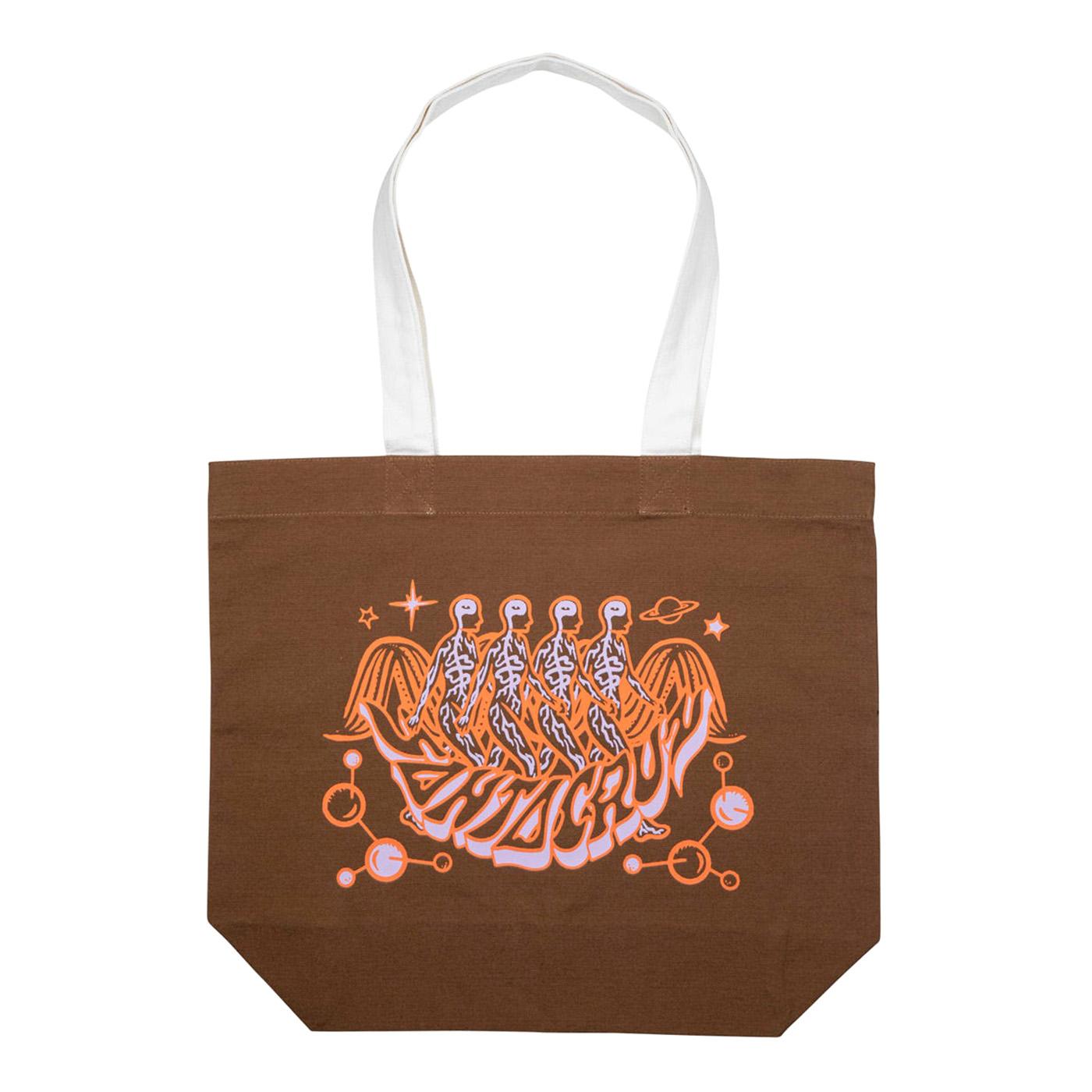 Knibbs Minds Eye Tote Bag Wholegrain - Borsa a Tracolla Marrone Knibbs Minds EyeWholegrain . SANTA CRUZ 