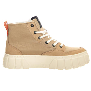 PALLATOWER HI NUDE DUST - Stivaletti Stringati Donna Beige PAS98573-662-M . PALLADIUM 